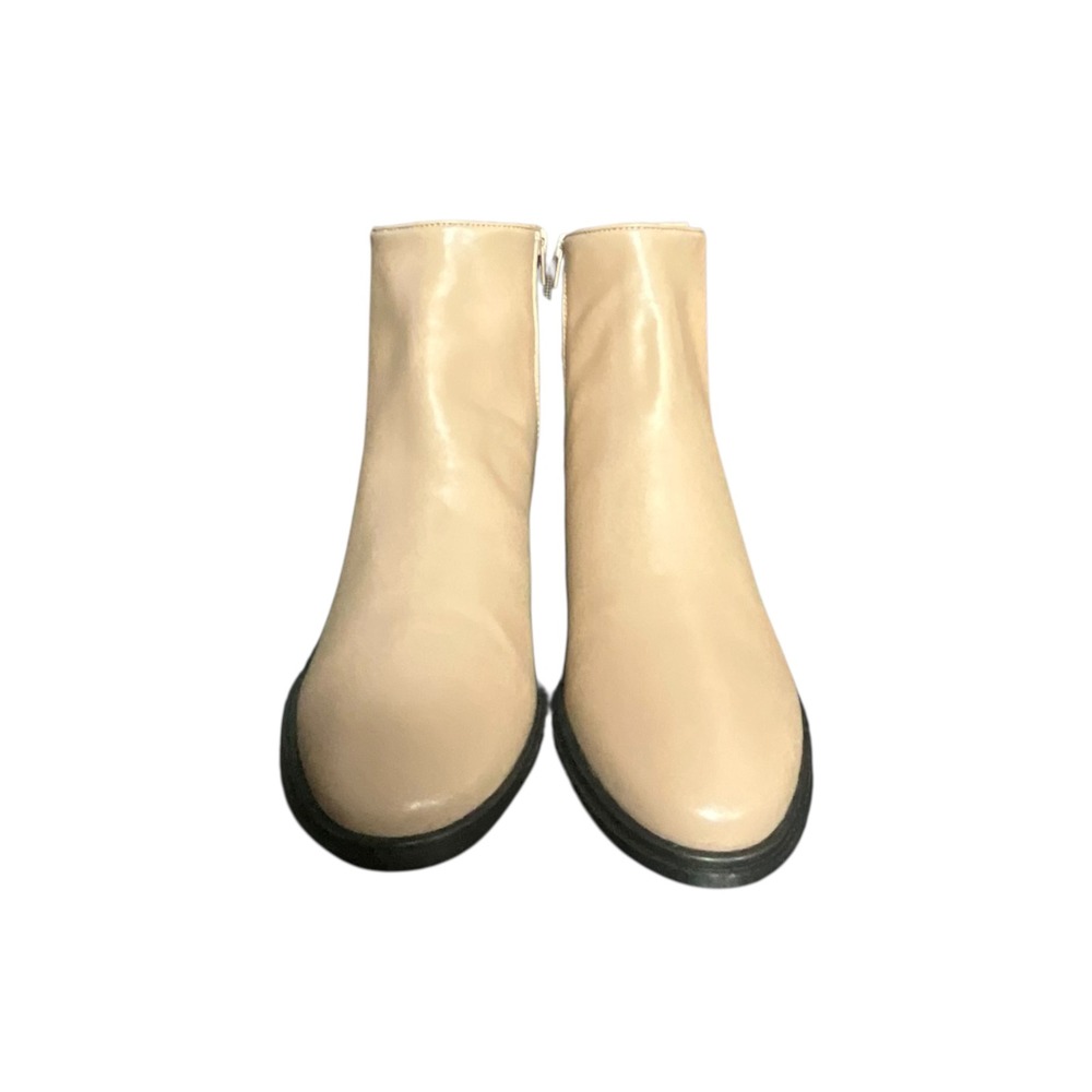 Italiana By Italian Shoemaker Boots Womens 8.5 Beige Zoriana Taupe Ankle Booties - Picture 4 of 16